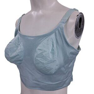 Ruby Ribbon Ultimate Demiette Blue Pullover Bra Size 40 Wireless Shapewear